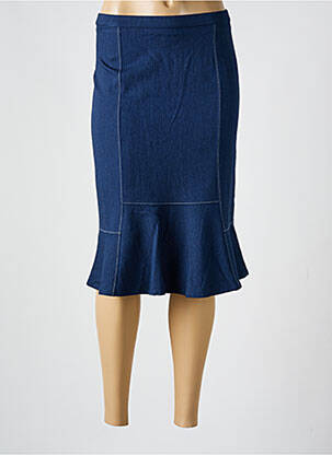 Fustă midi albastru FRANCE RIVOIRE femeie