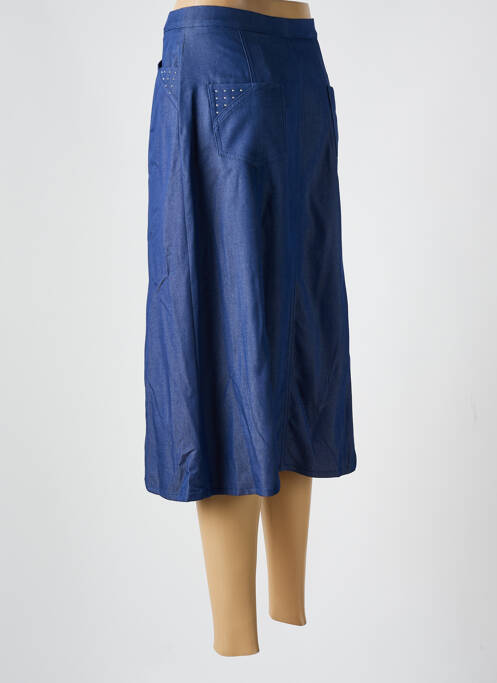 Fustă midi albastru IMPULSION femeie