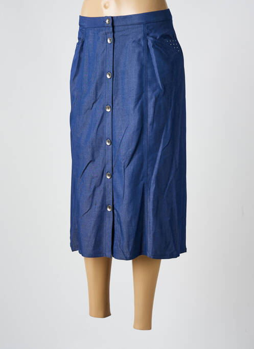 Fustă midi albastru GUY DUBOUIS femeie
