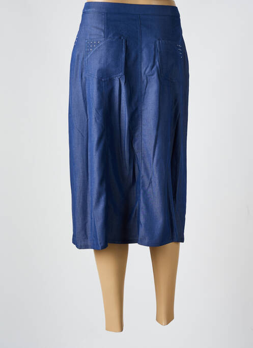 Fustă midi albastru GUY DUBOUIS femeie