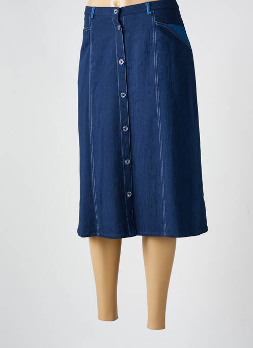 Fustă midi albastru GUY DUBOUIS femeie