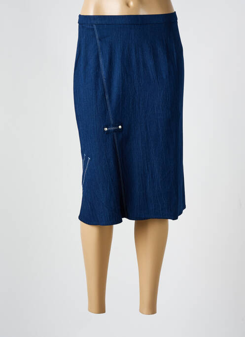 Fustă midi albastru FRANCE RIVOIRE femeie