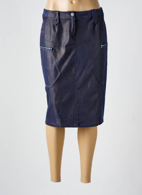 Fustă midi albastru MERI & ESCA femeie