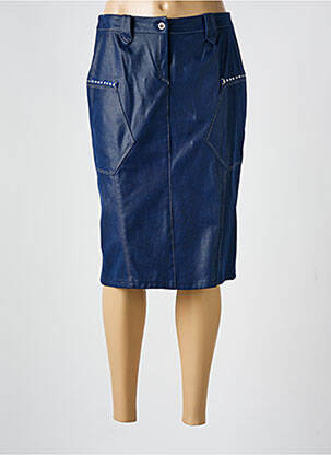 Fustă midi albastru MERI & ESCA femeie