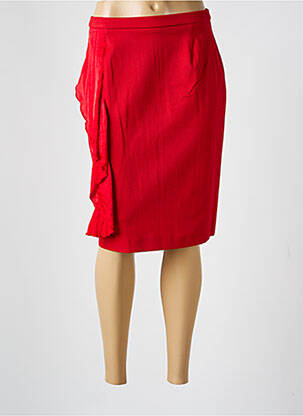 Fustă midi roșu MERI & ESCA femeie