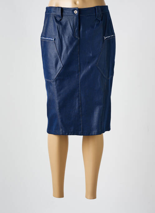 Fustă midi albastru MERI & ESCA femeie