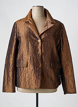 Jachete casual guler tip costum maro QUATTRO femeie