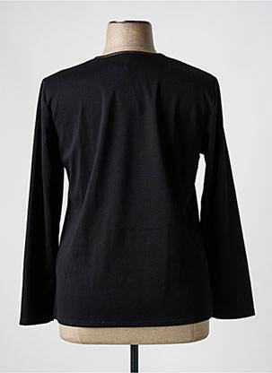 Tricou mâneci lungi mâneci lungi negru GEVANA femeie