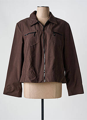 Jachetă vânt maro ATLANTA femeie