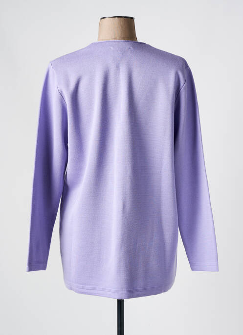 Vestă cu mâneci lungi violet ELEANE femeie