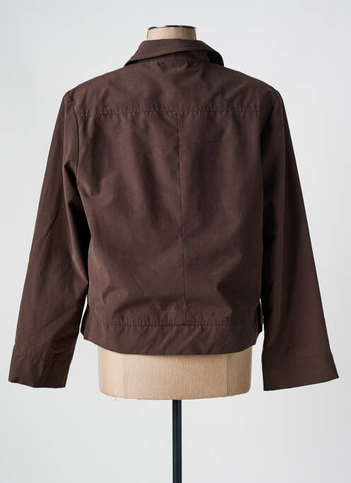 Jachetă vânt maro ATLANTA femeie