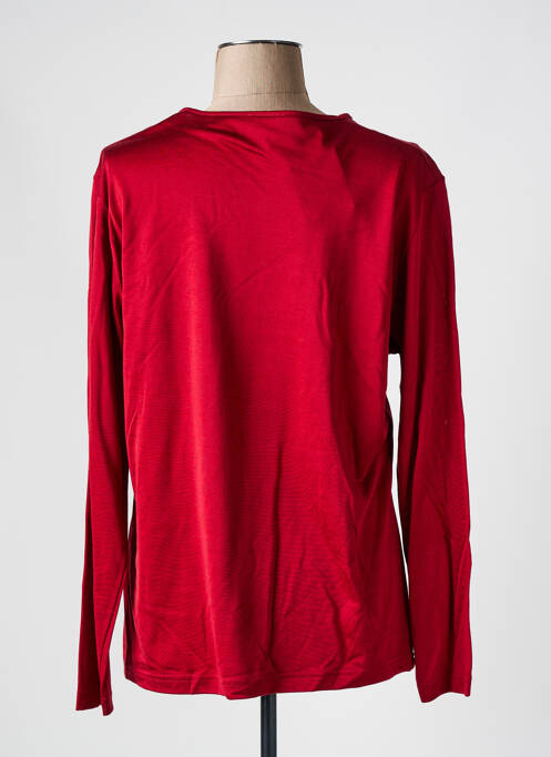 Tunică mâneci lungi imprimeu fantezie roșu MANADOUR femme