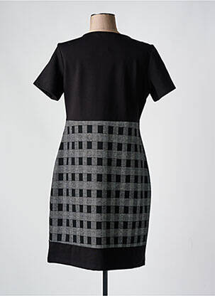 Rochie midi mâneci scurte mâneci scurte negru S.QUISE femeie