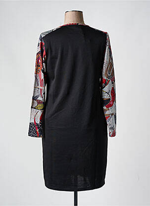 Rochie scurtă mâneci lungi mâneci lungi negru KALISSON femeie