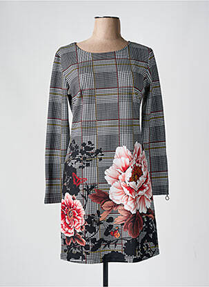 Rochie scurtă negru 101 IDEES femeie