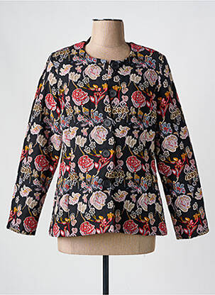 Jachete casual guler rotund negru GEVANA femeie
