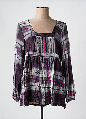 Tunică mâneci lungi violet SETRAK femeie