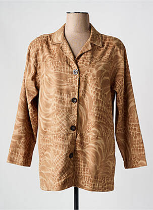 Jachete casual guler tip costum bej GRIFFON femeie
