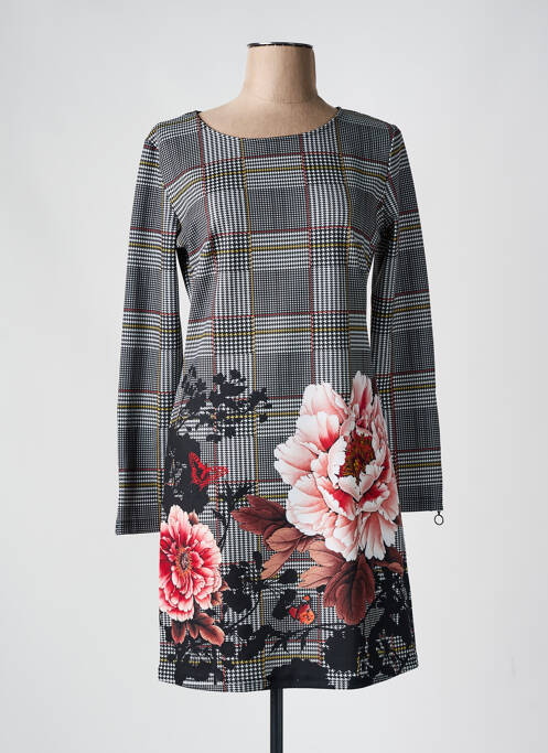 Rochie scurtă negru 101 IDEES femeie