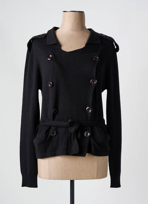 Vestă cu mâneci lungi negru SETRAK femeie