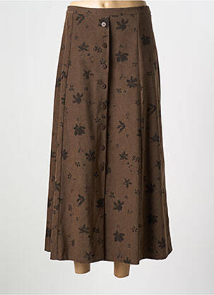 Fustă lungă maro FRANCE RIVOIRE femeie