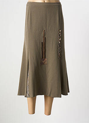 Fustă lungă verde FRANCE RIVOIRE femeie