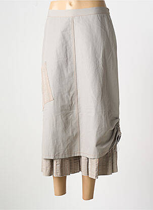 Fustă midi gri GEVANA femeie