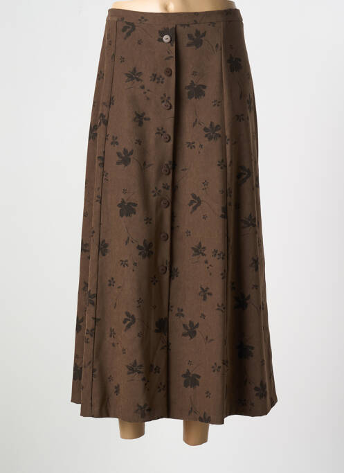 Fustă lungă maro FRANCE RIVOIRE femeie