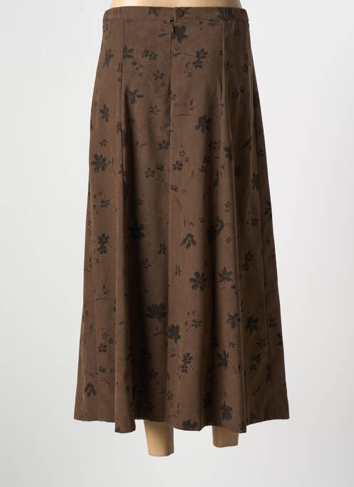 Fustă lungă maro FRANCE RIVOIRE femeie