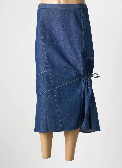 Fustă midi albastru CLAUDE DE SAIVRE femeie