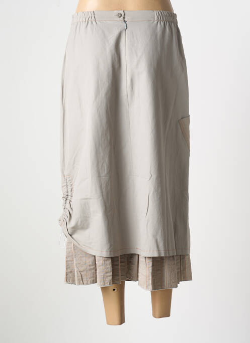 Fustă midi gri GEVANA femeie