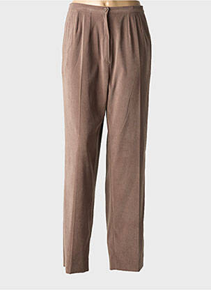 Pantalon drept elasticitate mărime normală verde FRANCE RIVOIRE femeie