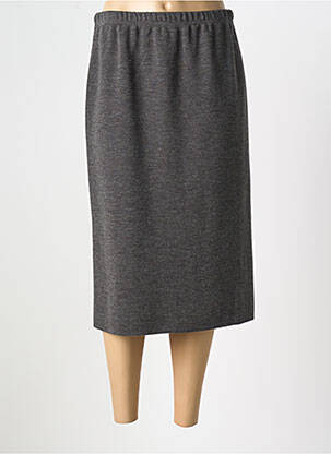 Fustă midi gri FRANCE RIVOIRE femeie