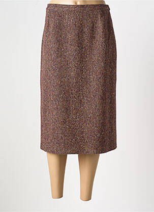 Fustă midi maro FRANCE RIVOIRE femeie