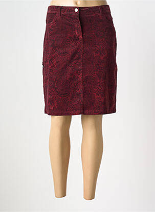 Fustă midi roșu THALASSA femeie