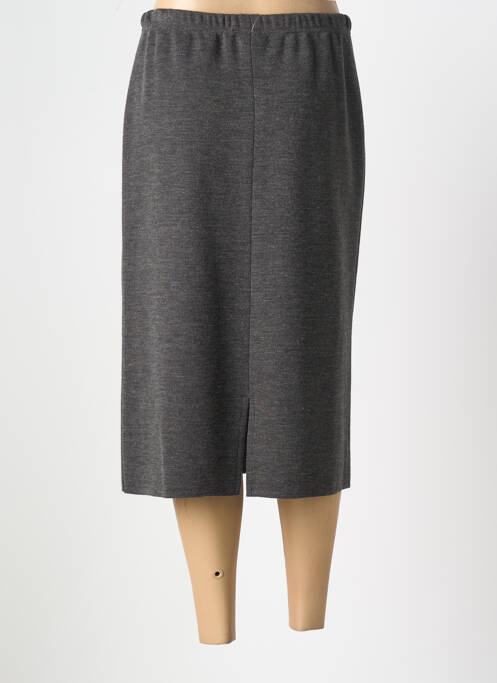 Fustă midi gri FRANCE RIVOIRE femeie