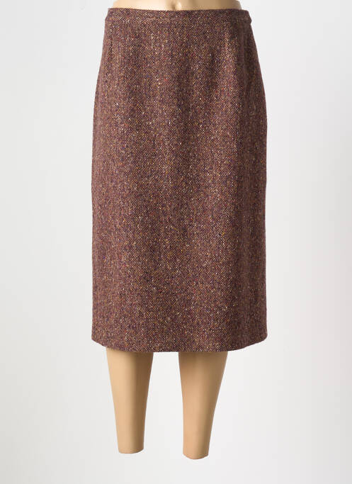 Fustă midi maro FRANCE RIVOIRE femeie