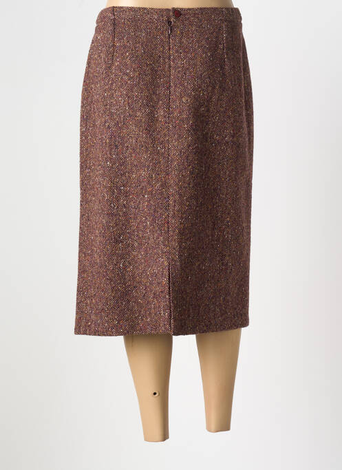 Fustă midi maro FRANCE RIVOIRE femeie
