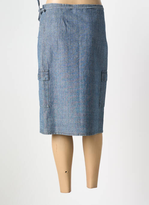 Fustă midi albastru STK femeie