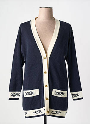 Vestă cu mâneci lungi albastru PARTITION femeie