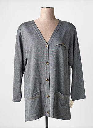 Vestă cu mâneci lungi gri SK COMPAGNIE femeie