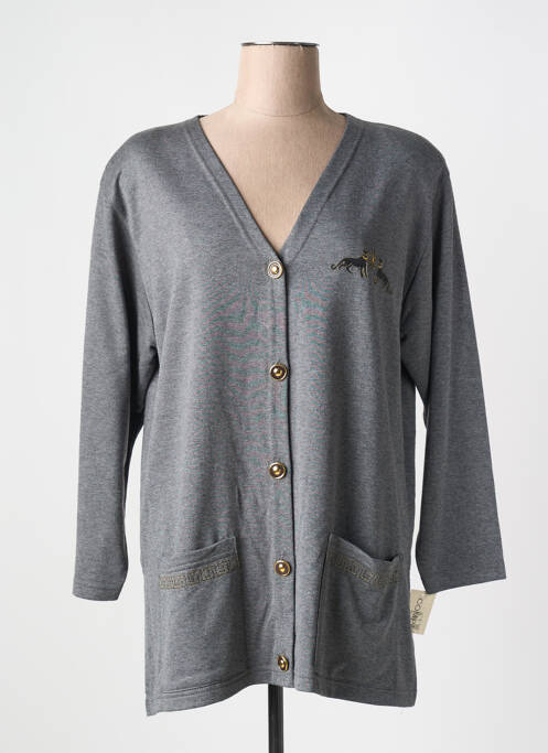 Vestă cu mâneci lungi gri SK COMPAGNIE femeie