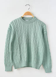 Pulover guler rotund mâneci lungi albastru PETIT BATEAU garcon