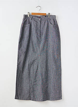 Fustă lungă albastru COUDEMAIL femeie