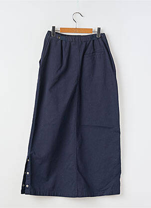 Fustă lungă buzunare albastru PETIT BATEAU fată