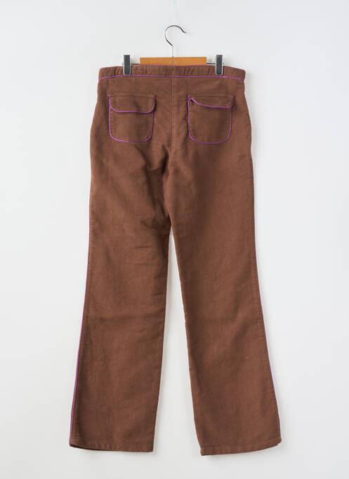 Pantalon drept maro PETIT BATEAU fată