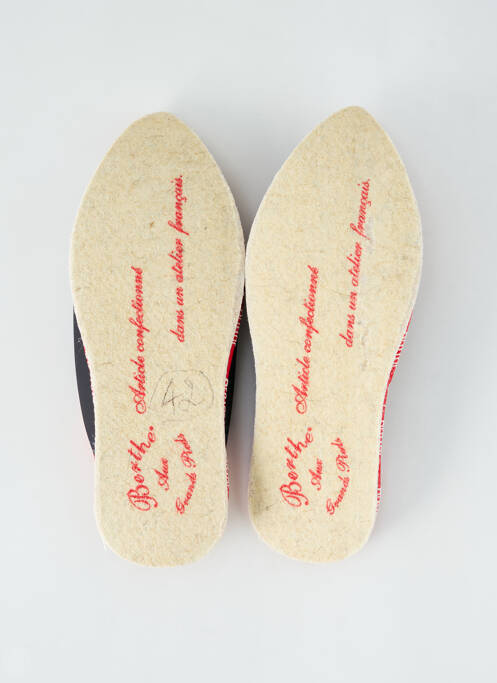 Papuci/Pantofi de casă negru BERTHE AUX GRANDS PIEDS bărbat