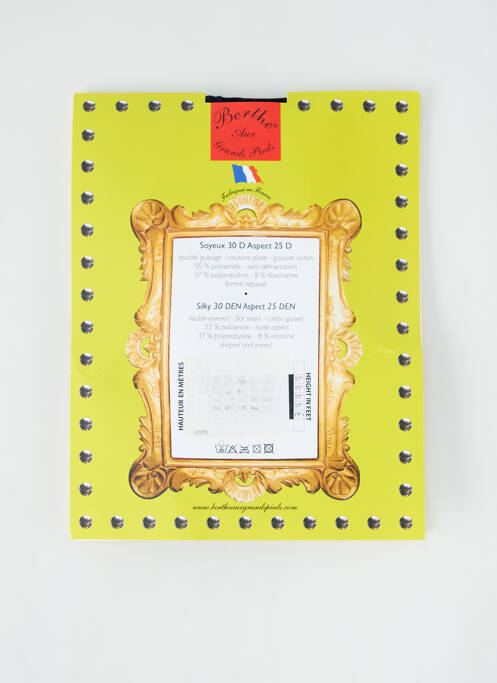 Colanți negru BERTHE AUX GRANDS PIEDS femeie