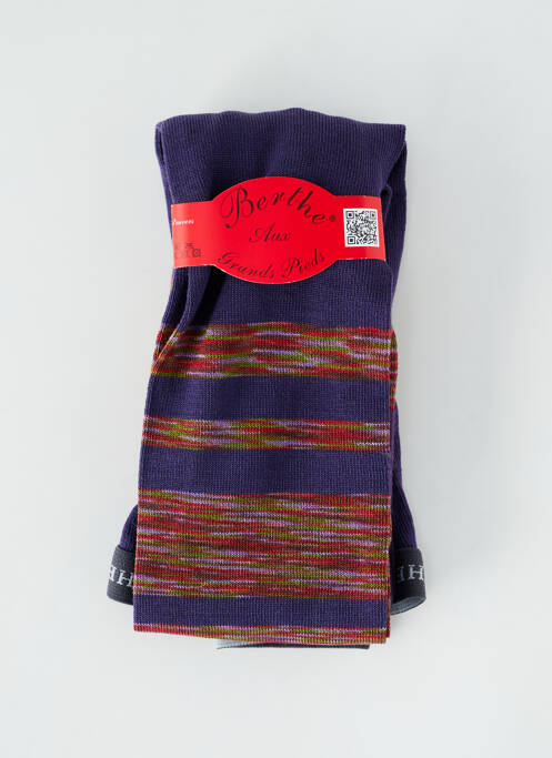 Colanți elasticitate violet BERTHE AUX GRANDS PIEDS femme