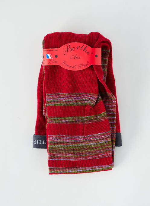 Colanți roșu BERTHE AUX GRANDS PIEDS femeie